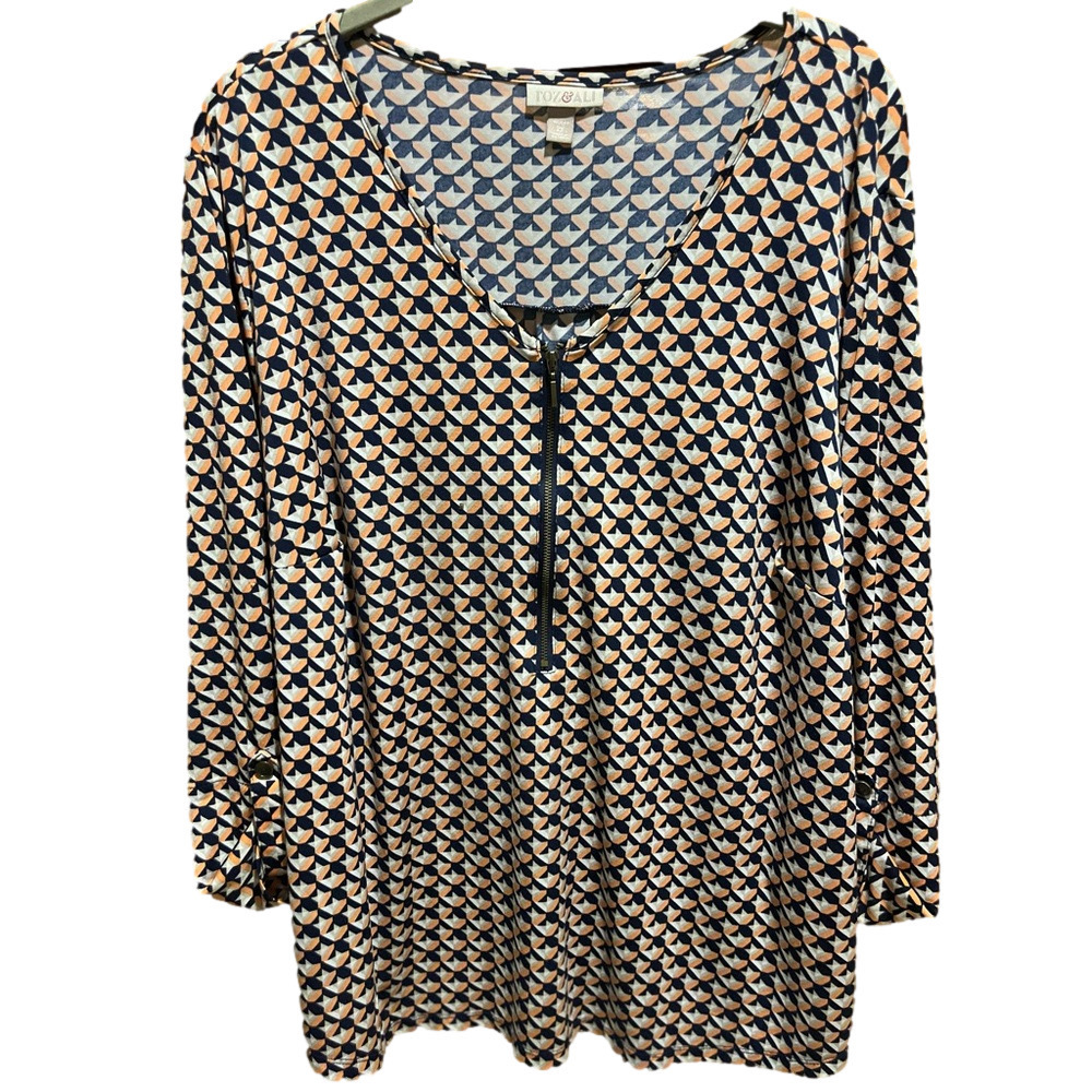 267. WOMENS ROZ & ALI 2X DETAIL TOP